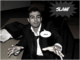 David is cut off by Al slamming the door behind himself as he leaves