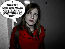 Back to the present, Jessica continues: 'I think his name was Miller or Stiller or something like that.'