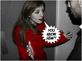 Jessica is shocked by this: 'You know him?!'