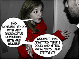 Jessica pleads with David: I had nothing to do with any radioactive poisoning! With any killing!