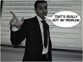 David waves away Paul's desperate pleas: 'That's really not my problem'