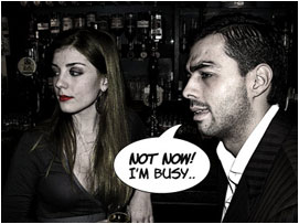 David cuts Paul off mid-sentence: 'Not now! I'm busy..'