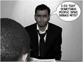 David looks frightened: 'I-is that something people spike drinks with?'