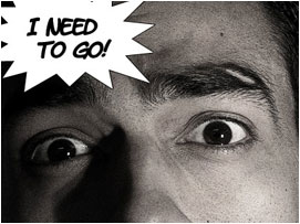 David shouts: 'I need to go!!'