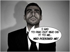 David gives McGraw a determined look: 'I HAD to find out who it to me.. Who poisoned me!'